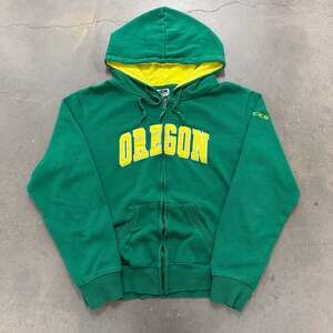 Vintage Stadium Athletics Oregon Ducks Full-Zip Hoodie